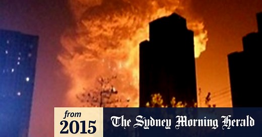 Huge explosion rocks Chinese city