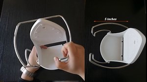 Wall Mount Iron Board Holder for Laundry Room and Cloak Room, with Ironing Board Hook