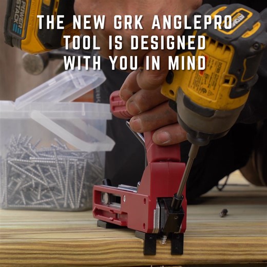 The new GRK AnglePro tool is designed with you in mind to fit all your decking needs! | GRK Fasteners