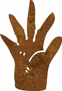 Comic hand-symbol