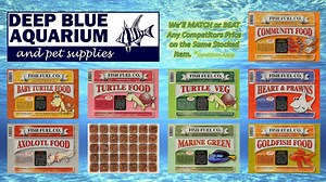 Freezer full of all your turtle and fishy favorites | Deep Blue Aquariums