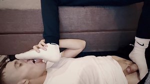 Sniff my stinky white socks