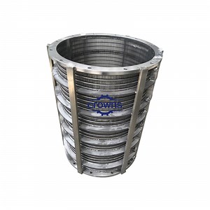 [Hot Item] SS304 Solid Liquid Separator Stainless Steel Wedge Wire Screen Filter Drum