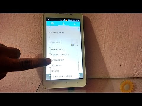 How to Backup/Copy Phone Contact into SD Card