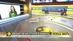 37 reactions | #WorldDNA | Indian Coast Guard ship Vikram escorts ship MV Chem Pluto to Mumbai The vessel was attacked in Gujarat before reaching its destination in Karnataka Hem Saroya and Shivan Chanana bring you this report by Disha Shah Watch more: https://wionews.com/videos | WION | Facebook