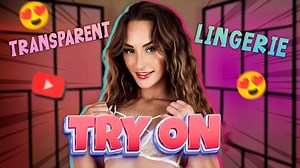 TRANSPARENT Agent Provocateur Lingerie Try On! I Review SHEER Mesh Thong Panties and Bras - YTboob