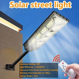 [Hot Item] LED Solar Lamp High Lumen Human Sensor Energy Saving Solar Street Light for Home