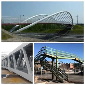 [Hot Item] Curved Steel Structure Frame Landscape Bridge\Prefabricated Steel Arch Pedestrian Bridge for Urban Greenways