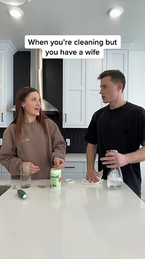 114K views · 751 reactions | Had to save on paper towels  #reels #funny #cleaning #wife #husaband #relatable | Sam & Jess | Facebook