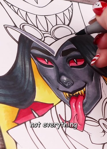 Drawing Sir Pentious from Hazbin Hotel - Redemption and Theories