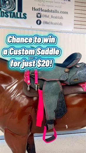 3.4K views · 57 reactions | The Custom Saddle Drawing will have TWO winners! It’s over halfway full! Head to the Saddle Folder on our website to enter! #saddle #horsetack #tack #equestrian #rodeo #western #horsegirl | Hot Headstalls | Facebook
