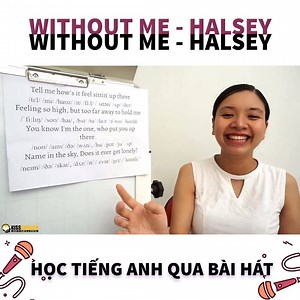 37K views · 1.9K reactions |  WITHOUT ME - HỌC BÀI HÁT QUA TIẾNG ANH  朗 SUNDAY FUNDAY 朗 Giải toả căng thẳng cả tuần qua bằng một bài hát thật hay nào cả nhà  ----------------------------- ► Nguồn: https://youtu.be/2ElIUWxN_8c ► Đăng ký nhận Video mới nhất: https://bit.ly/2YtthGR | KISS English | Facebook