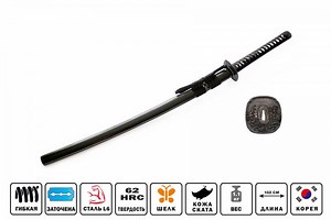 Катана фирмы Tsunami модель L6 bainite моносталь