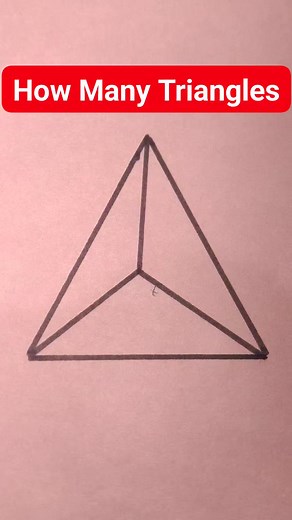How many triangles in this figure . . #math #basicmath | Quick Education