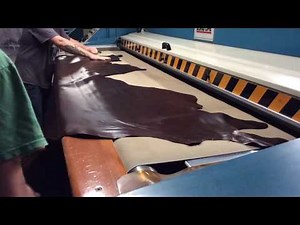 Leather Fini-Flex Machine in Action