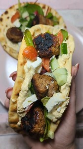 ⭐ Greek Turkey Meatball Gyros⭐ #gyros #meatballs #fakeaway #fakeawayfriday | Sugar Pink Food: Slimming Recipes by Latoyah