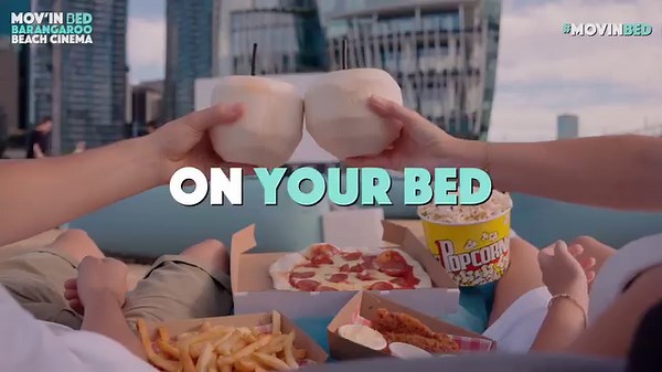 Summer just got hotter! 🌴 Join us at Sydney's premier bed beach cinema, where award-winner movies light up the screen. 🎞️ Relax in bed with your special someone, savouring freshly baked pizzas and refreshing cocktails. 🥥🍿 Wait no more—pick your fav movie and book a bed! 🎟️ Get your tickets: https://movinbed.com/shop 📍 Barangaroo, Sydney #MovinBed #OutdoorCinema #SydneyEvent #BarangarooBeachCinema #MovieNight | Mov' In Bed