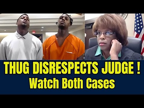 Judge Boyd THUG REFUSES TO TALK! Watch Both Cases