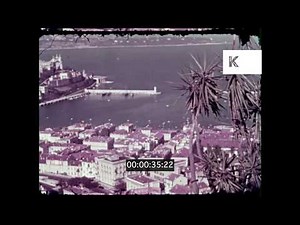 1930s, 1940s Monte Carlo Scenery, 16mm Home Movie