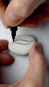 Day 2 of #InktoberTangles2024 and my #Maryshel tangle pattern. I’ve been drawing this pattern for years, it’s organic and versatile. I hope you’ll enjoy it as much as I do (: ✨💙✨#Inktober2024_alena_light #inktober2024 #inktobertangles2024 UniPin brush and 0.03 fine liner, gray Pentel Brush Sign Pen, white Faber Castell pencil & black noname one. Smooth sea stone from hot Batumi, Georgia. | Alena Light draws