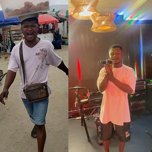 From A Street FishPie Vendor To Singing At Eko Hotel 🏨 As An Official Singer. Now This Is What I Call Grace! 🎥: TikTok/ @king_mitchy. 🎶: TikTok/ @henry.ned. Added By Me. | EMMA COURAGE