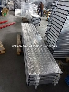 [Hot Item] Ringlock Scaffolding Aluminium Plank with Trapdoor and Ladder Access Platform