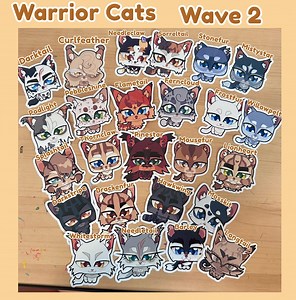 Warrior Cute Cats Stickers | Squirrelstar, Leafpool, Hollyleaf, Ivypoool, Dovewing, Frostdawn, Rootspring, Shadowsight, Moonpaw, and More! - Etsy Canada