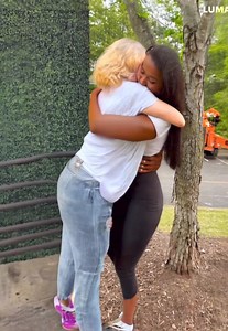 3.2M views · 10K reactions | This scared me so bad Megan but i needed this hug from heaven It seems so real I JUST DIDNT WANA LET GO #DomesticViolence MEGAN LIVING️ | Chiniqual Mitchell | Facebook