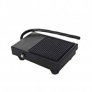 Fielect Foot Switch, SPDT NO NC 250V 10A Foot Pedal Switch Electric Momentary Foot Switch Peadal for CNC Industrial, 0.1m Cable