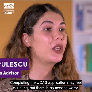 To help support and guide you through your UCAS application our Student Admissions Advisor Denisa shares the five steps you need to take to complete your application in this short video. For more information visit: https://buff.ly/2FMlNGM | University of Derby | Facebook