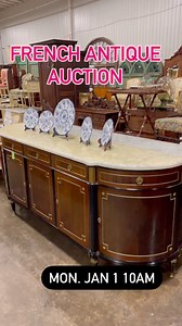 Joins us for our first auction of 2024 - French Antiques - Monday January 1st 10am | Gallery Auctions, Inc. | Facebook