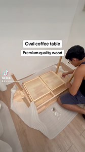 Oval Coffee Table 🤍 | Scandi Home PH