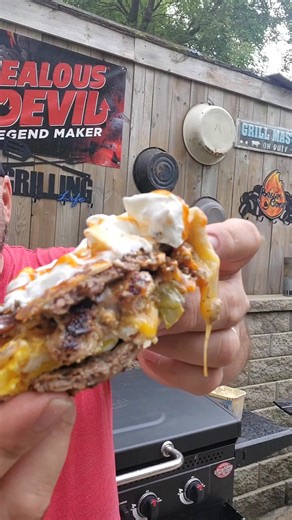 Putting some of the venison burger to use this morning with a little experiment on the flat top between rain showers. THIS is how you breakfast🔥 Was in a hurry cause of the rain but next time....this is a charcoal meal #jealousdevilcharcoal Jealous Devil #porkchop #bacon #eggs #venison #sausage #cheese #quesadilla #chargriller #grilling #grill #tvshow #Foodie #fire #tv #filmitall #huntinglife Char-Griller Fin Feather Fur Outfitters Rollin' Coal | Mountain Lodge Outdoors