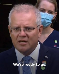 We’re ready to go. Our vaccine program is on track and the rollout starts Monday. | Scott Morrison (ScoMo)