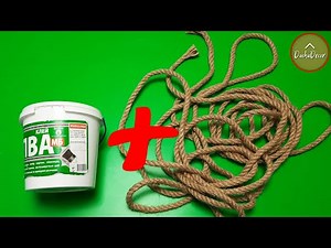 Цветочный горшок из пластикового ведерка | DIY flower pot