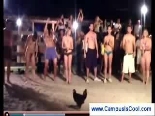 Nude College Initiation