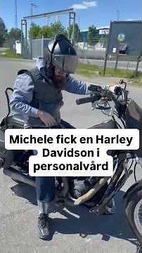 Michele fick en Harley Davidson som personalvård