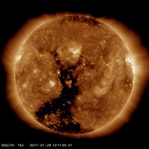 63K views · 3.5K reactions | A substantial coronal hole rotated...