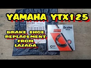 YAMAHA YTX 125 | Paano magpalit ng brake shoe? | Brake shoe replacement | (MisterHousehusband)