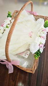 Presenting the 'Gwen' baptism gown: timeless elegance for a cherished occasion #timelesselegance #cherishedmoments #baptismgown | Rossette Baptism Boutique