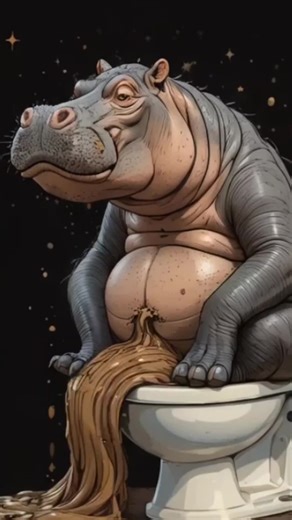 Hippopotamus Pooping: A Hilarious Wildlife Moment