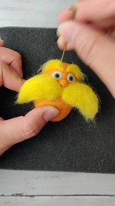 442K views · 6.3K reactions | I made the lorax out of wool with ASMR satisfying Needlefelt Art. #thelorax #lorax #art #crafts #art #artsandcrafts #needlefelting #asmr #oddlysatisfying #cool | Kai Crafts | Facebook