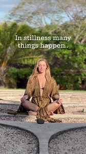 “In stillness, several things can happen, both physically and mentally: Which benefit do you want?! 1. Clarity of thought: Stillness can provide an opportunity for the mind to settle, allowing for clearer thinking and improved focus. 2. Relaxation: Stillness can promote a sense of calm and relaxation, reducing stress and anxiety. 3. Increased self-awareness: By being still, one can become more attuned to their emotions, thoughts, and bodily sensations, leading to greater self-awareness. 4. Conne