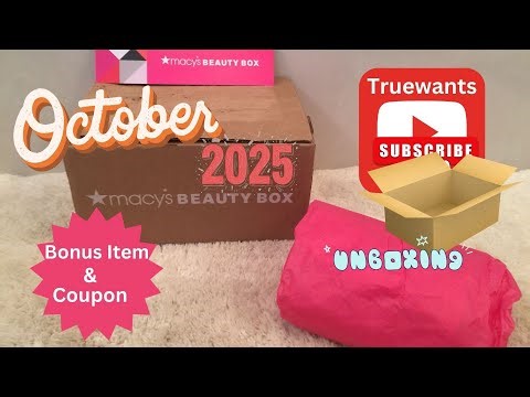 Macy’s Beauty Box October 2025 Unboxing | Hidden Gems + Full Breakdown!