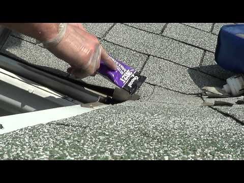 How to Access Gutter Toppers Repair / Seam seal MITER corner leaking gutter Atlantic Drain