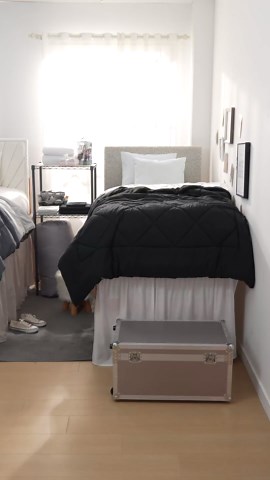 DormCo Ultimate College Dorm Supplies Pack - Twin XL - Black Color Set