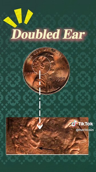 Can a Penny Be Worth Thousands? 1984 Lincoln “Doubled Ear” Error Explained #oldcoins #treasurefinds #rarecoins #treasurehunt #coincollecting #penny #coins #bills #coinvalue #numismatics #dime #coin #Washington #Lincoln #gold #goldcoin #nickel #Kennedy