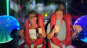 Mallory & Jasper | Slingshot & Vomatron at Indy Speedway