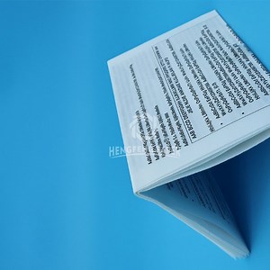 [Hot Item] Customer Logo Transparent Thin Paper for Pharmaceutical Inserts