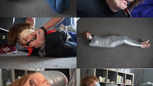 Milf next door bound gagged and tape mummification (wmv) | Clips4sale